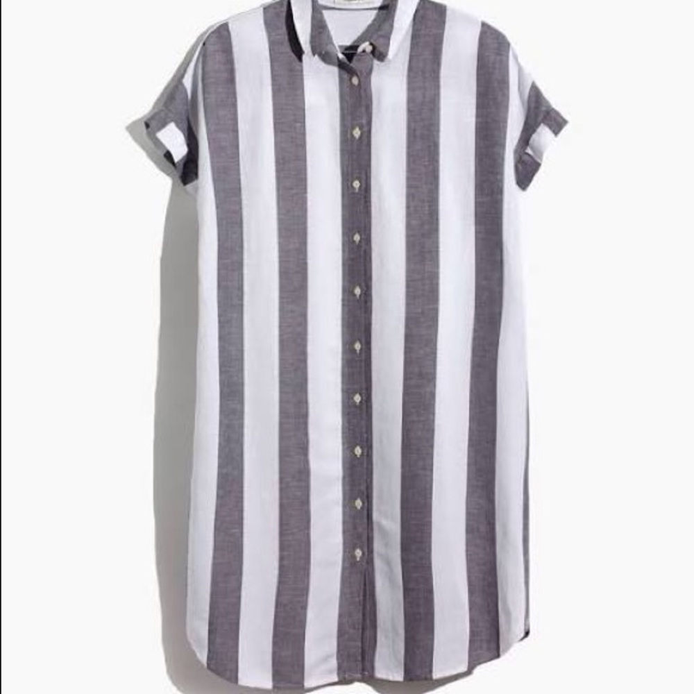 Madewell Maywood Striped Dress NWT